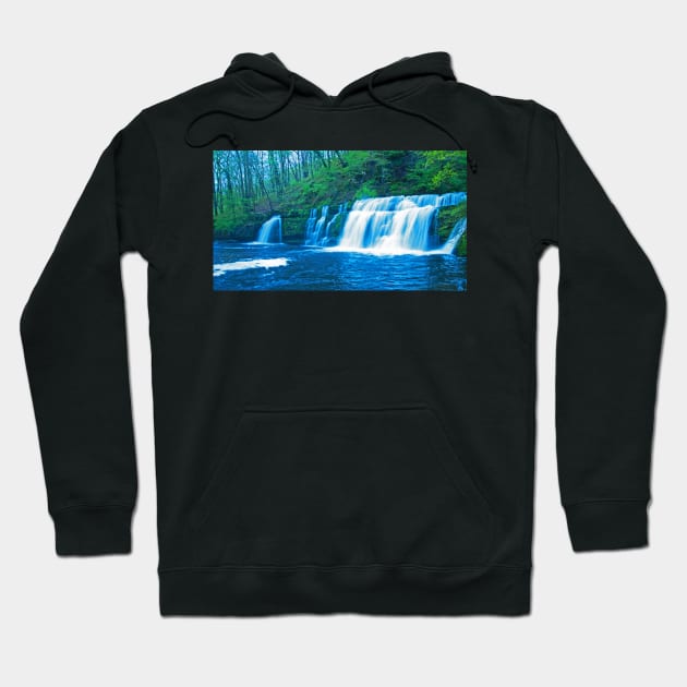 Brecon Beacons Waterfall Hoodie by Graz-Photos